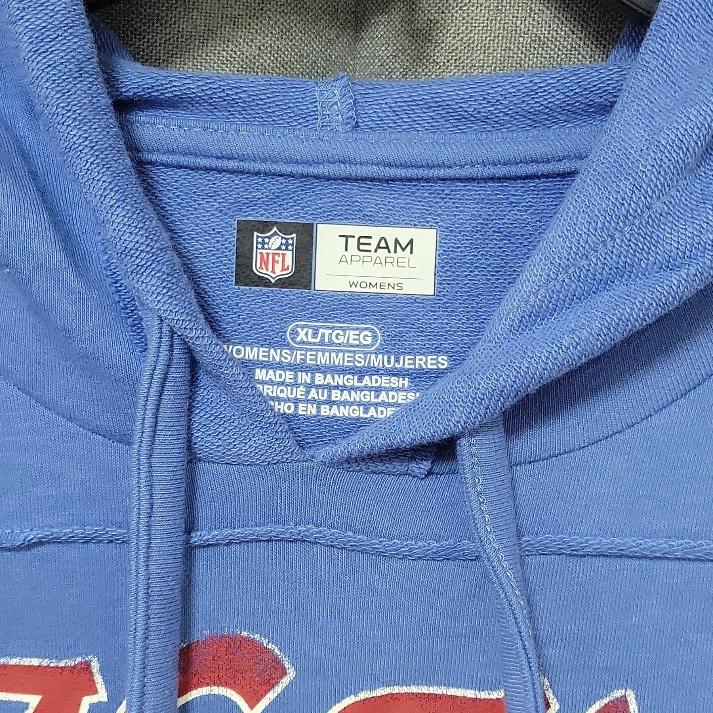New York Giants Women's NFL Team Apparel Hoodie XL - photo 4