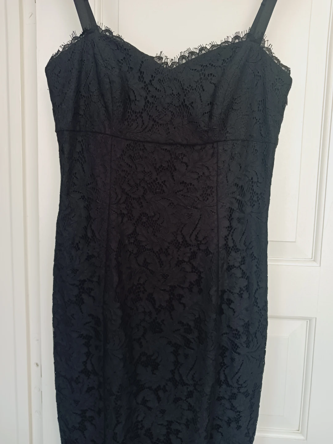 TED BAKER LONDON BLACK LACE HALTER TOP DRESS  10 - photo 3