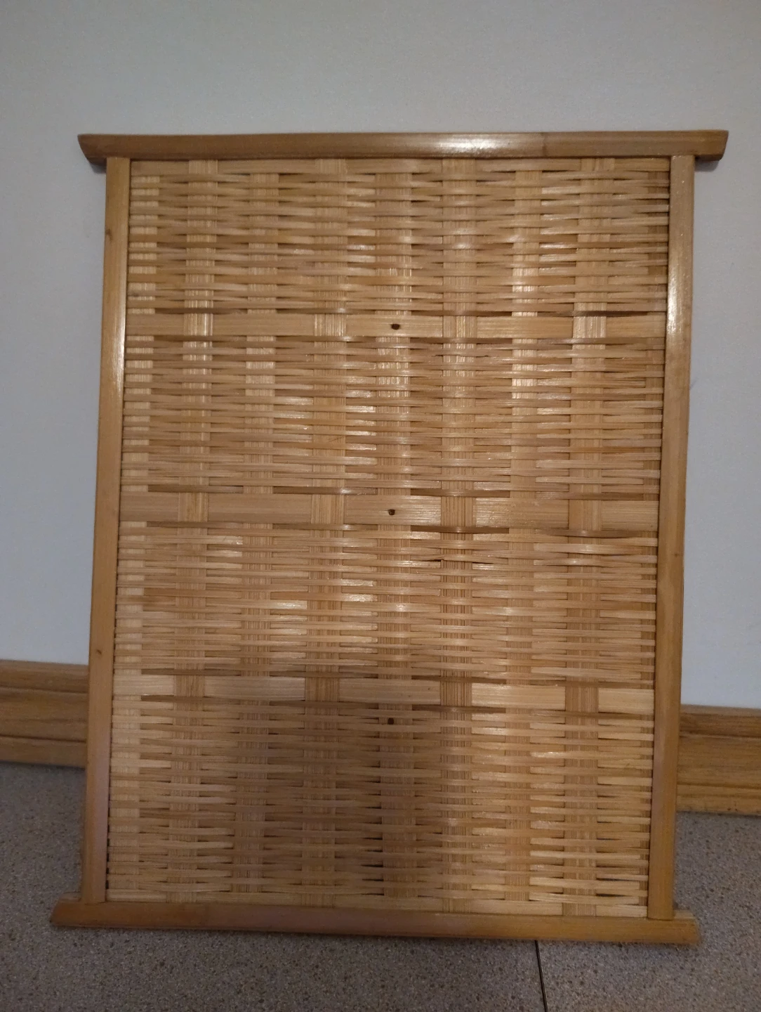 Bamboo Wall Art with Rural Scene - photo 2