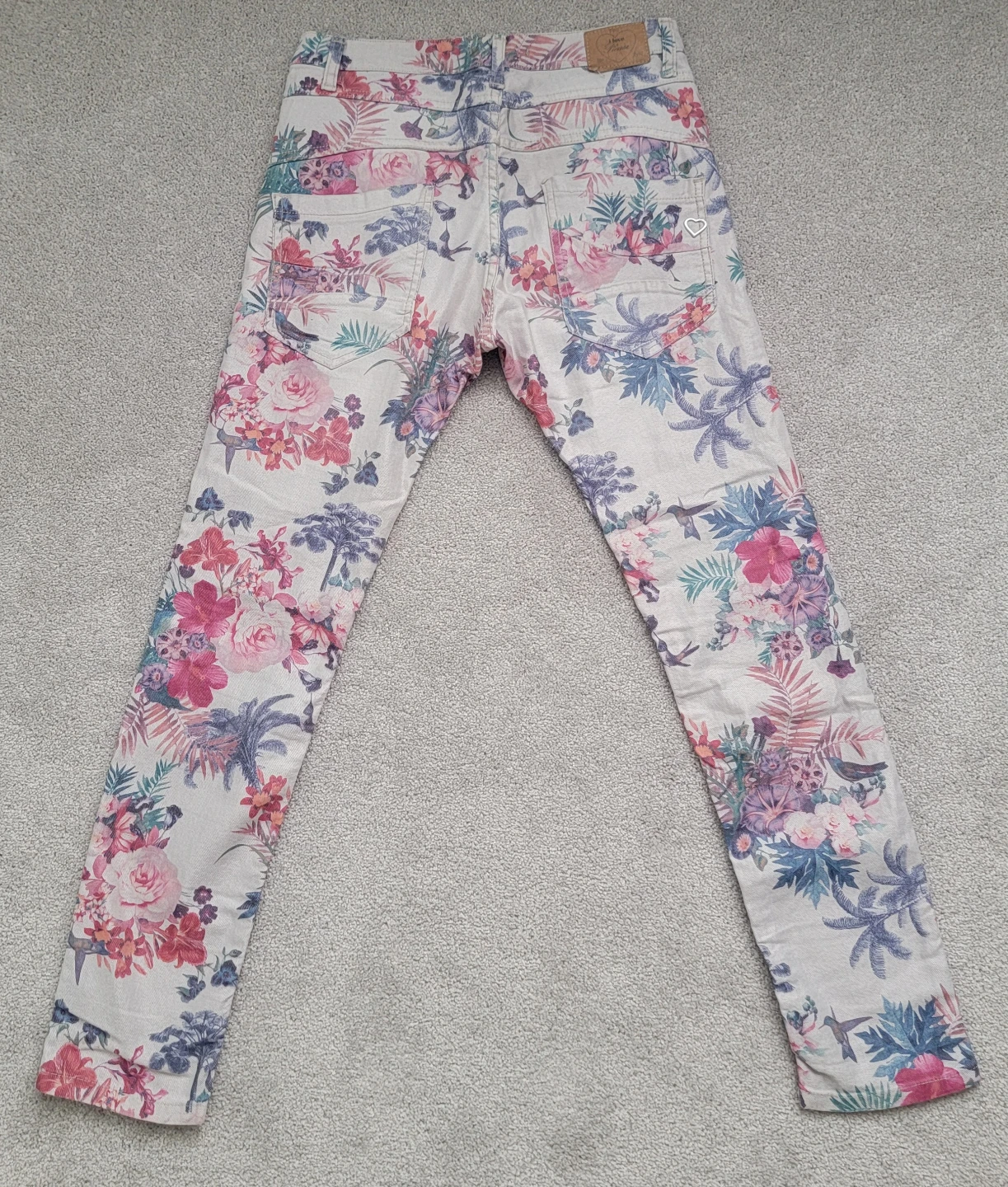 Please Floral Print Skinny Jeans - photo 2