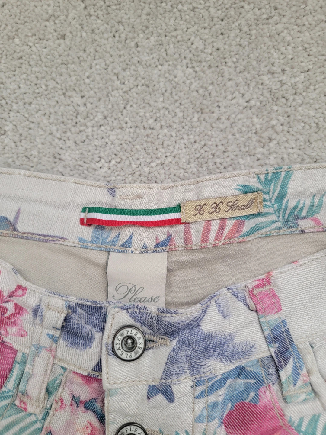 Please Floral Print Skinny Jeans - photo 3