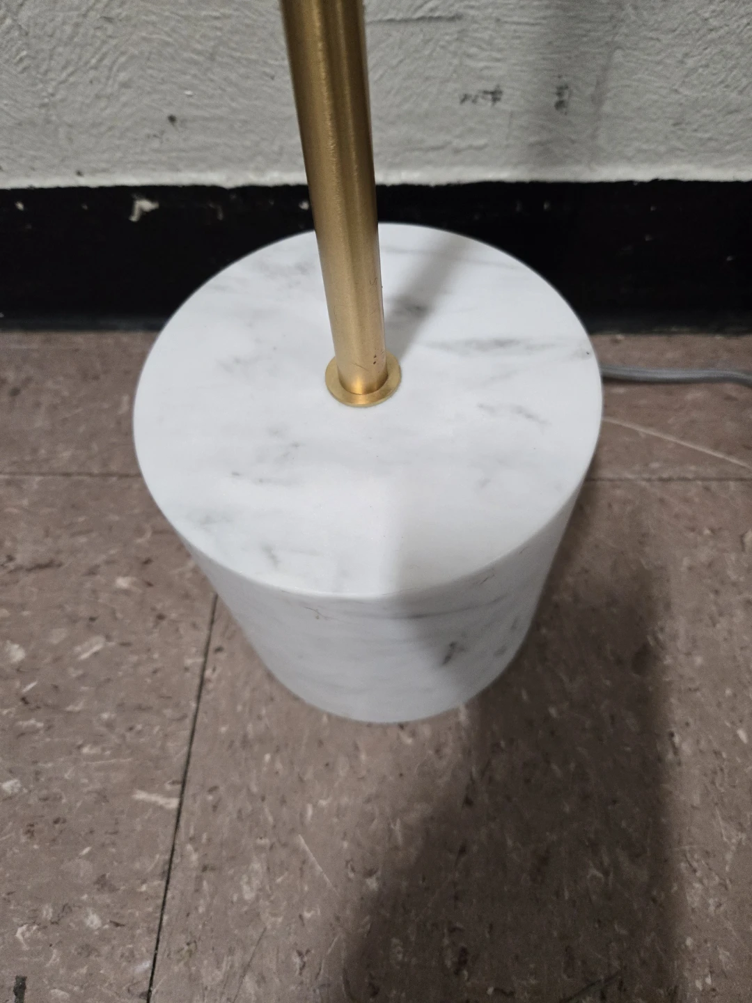 JONATHAN Y Brass 2-Globe Floor Lamp - Marble Base - photo 4