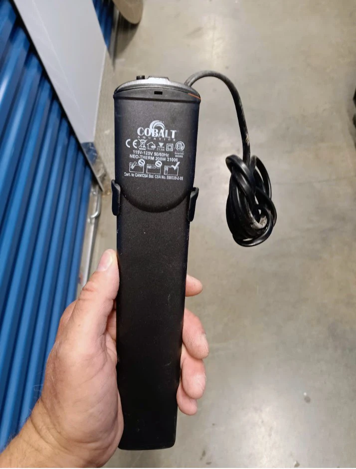 Cobalt Submersible Aquarium Heater 200W