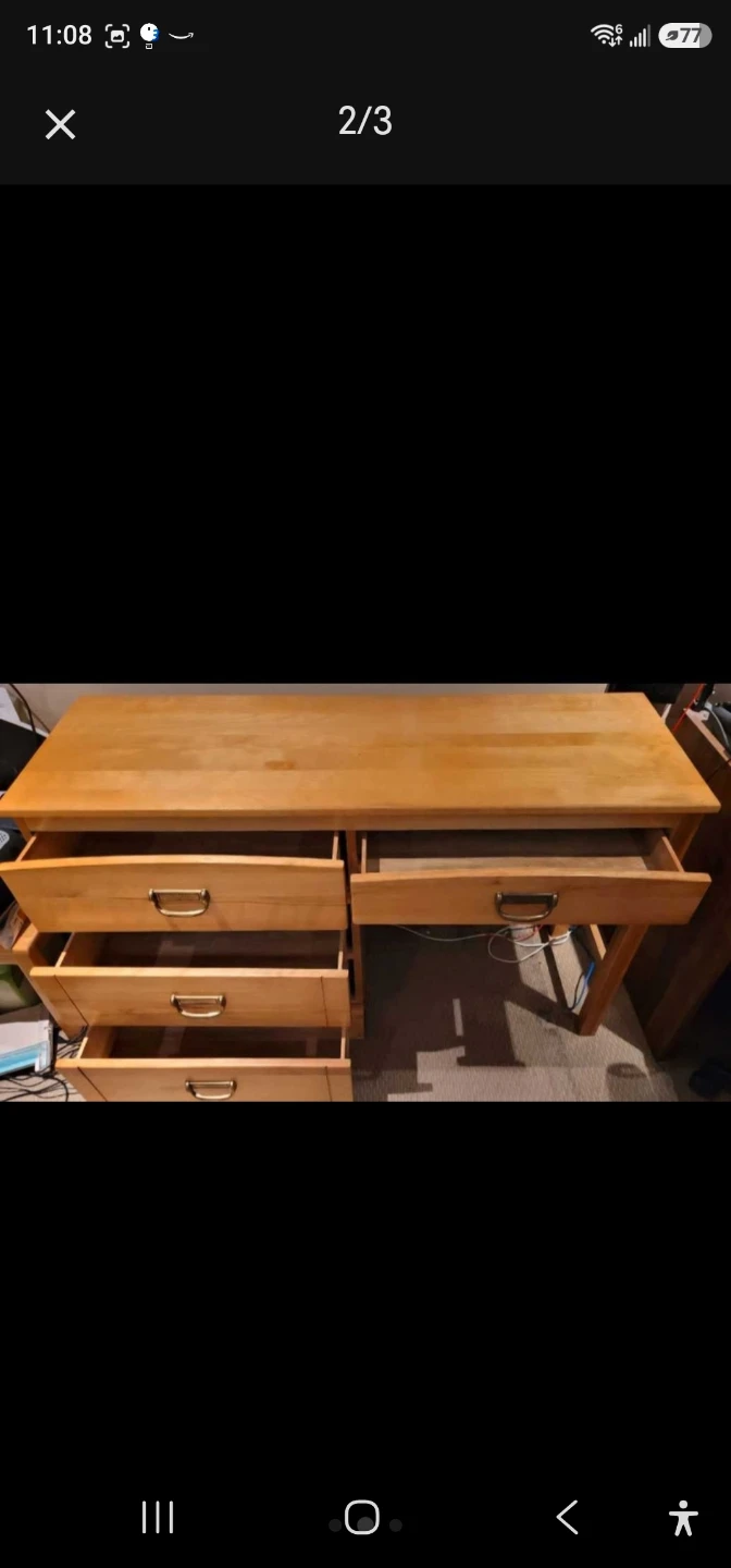 Corner Desk with Hutch and Drawers - photo 2