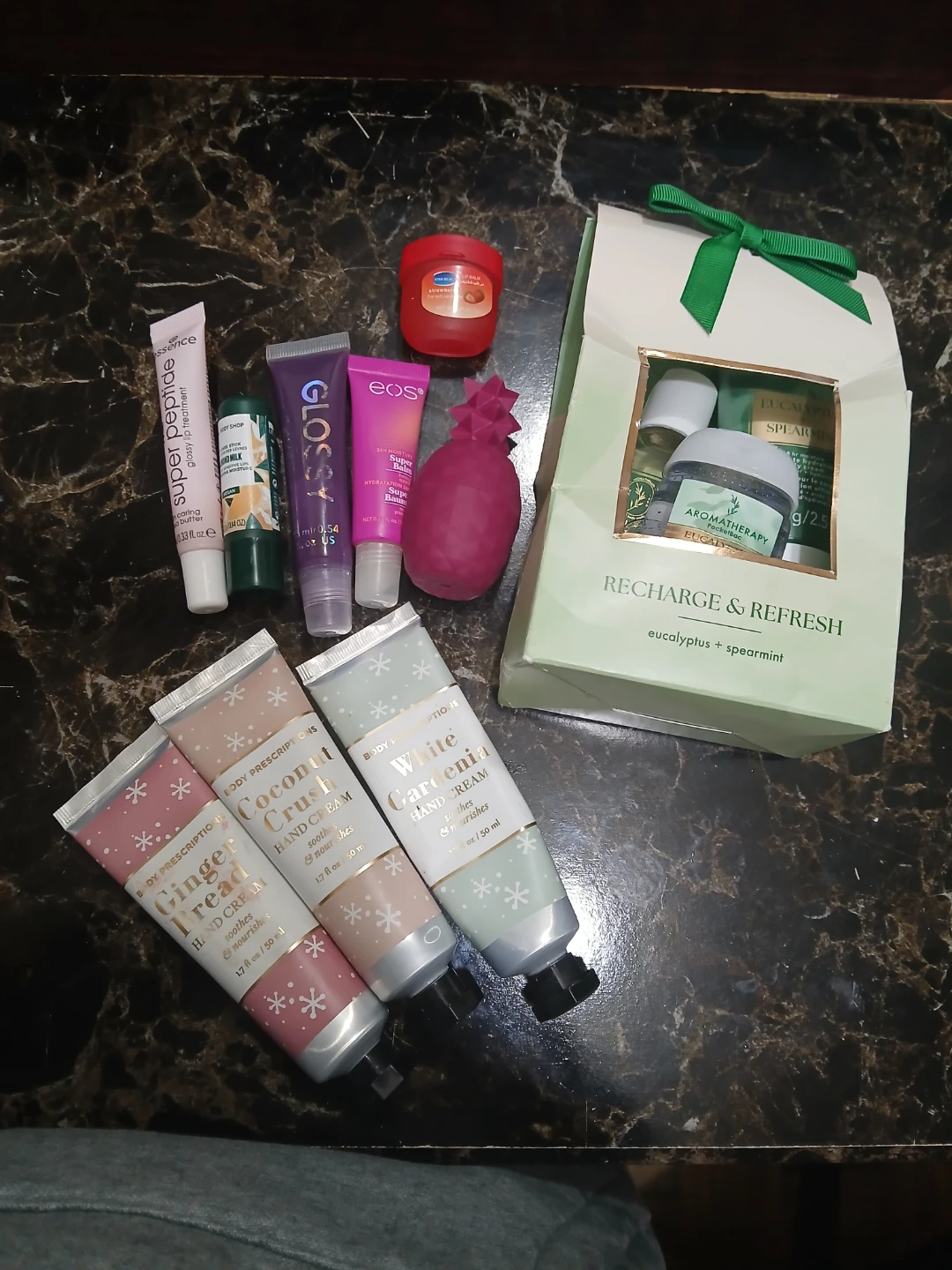 Bath & Body Works gift set and lip balms