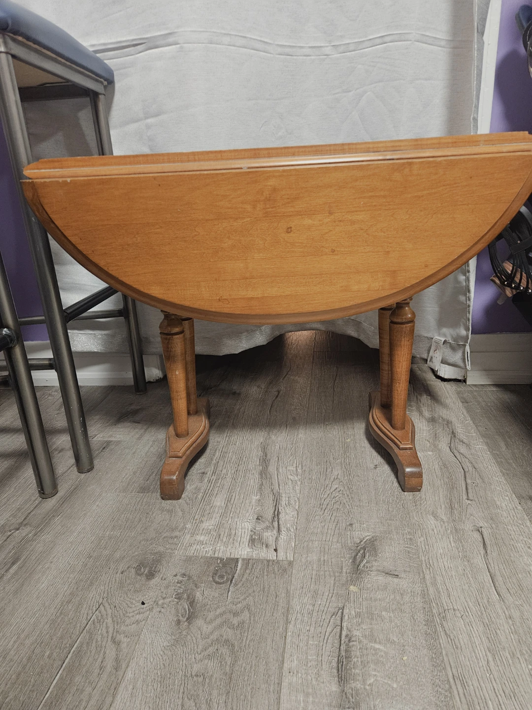 Wooden Drop Leaf Table - photo 4