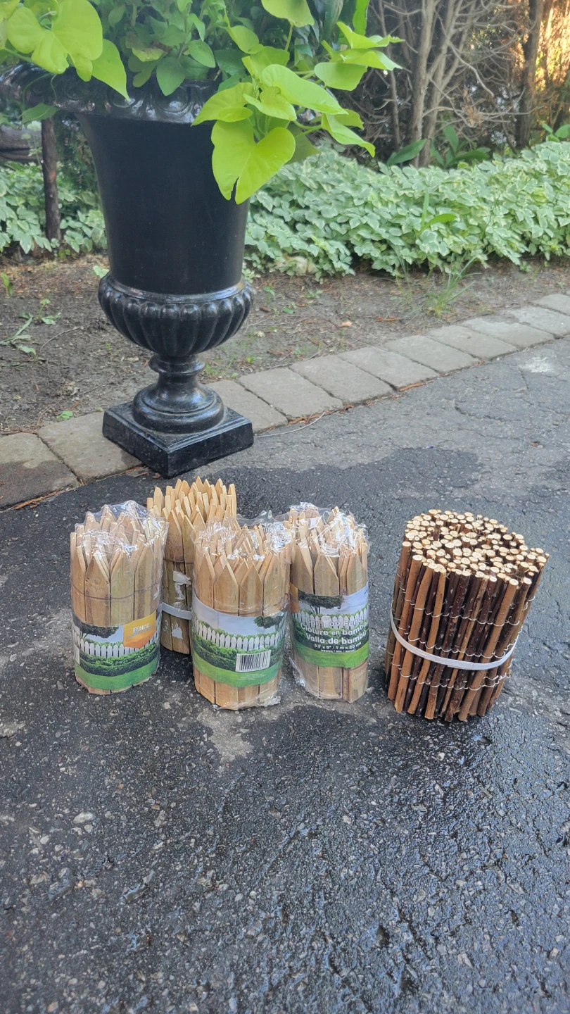5 Bamboo Garden Edging Fencing new -$10