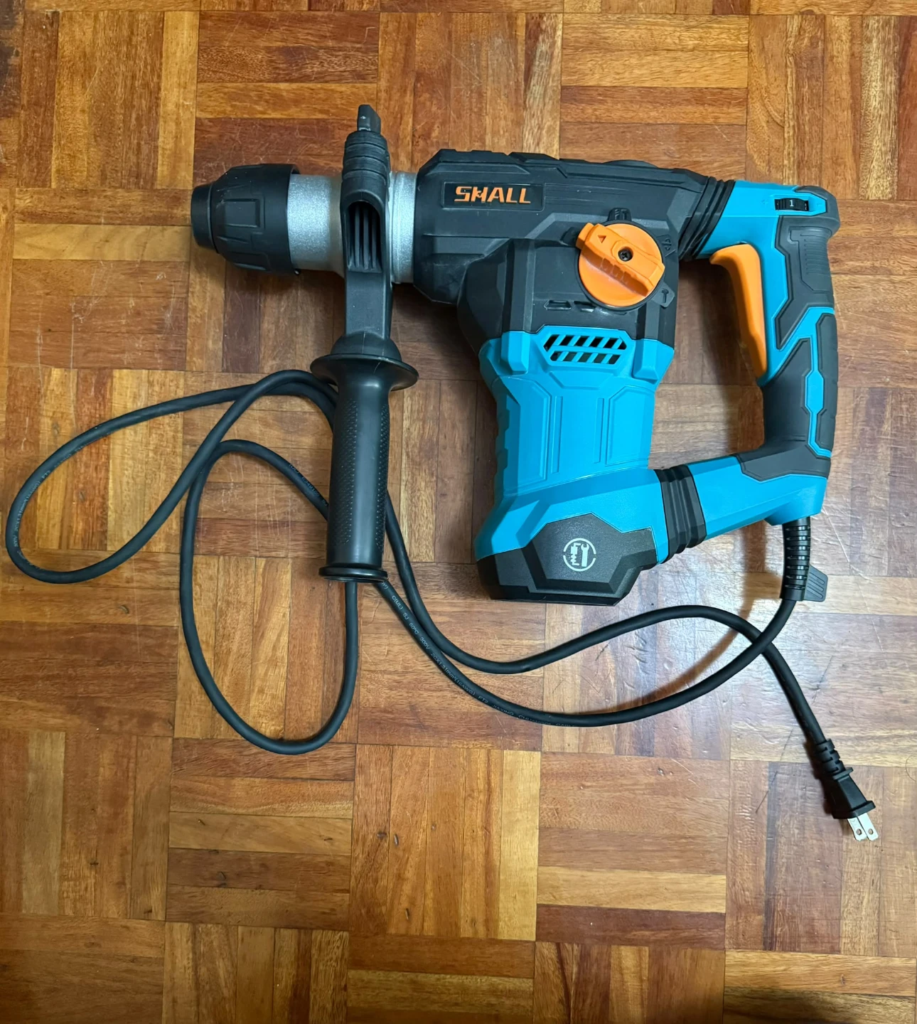SHALL Corded Rotary Hammer Drill Kit Full Accessory Kit - photo 2
