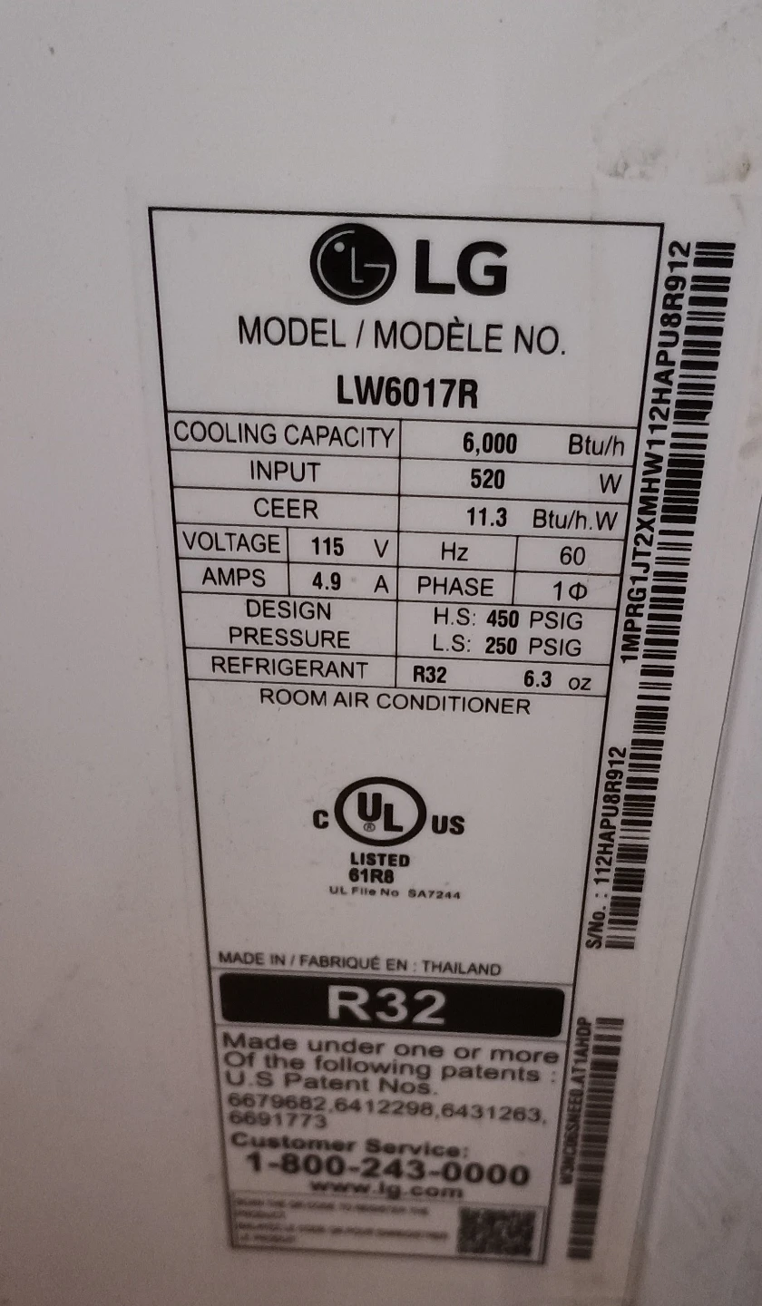 LG  6,000 BTU Window Air Conditioner - photo 3