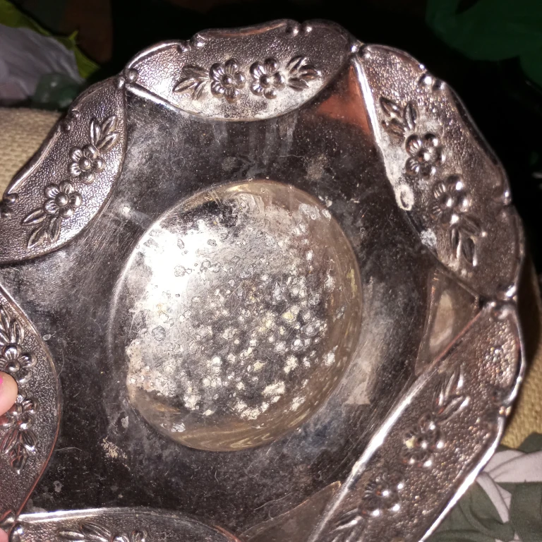 Decorative Metal Bowl vintage - photo 4