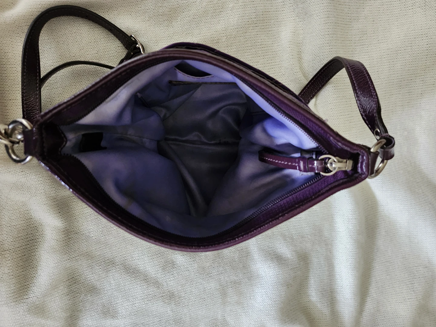 Stunning Rare Purple Coach Crossbody Bag - photo 2