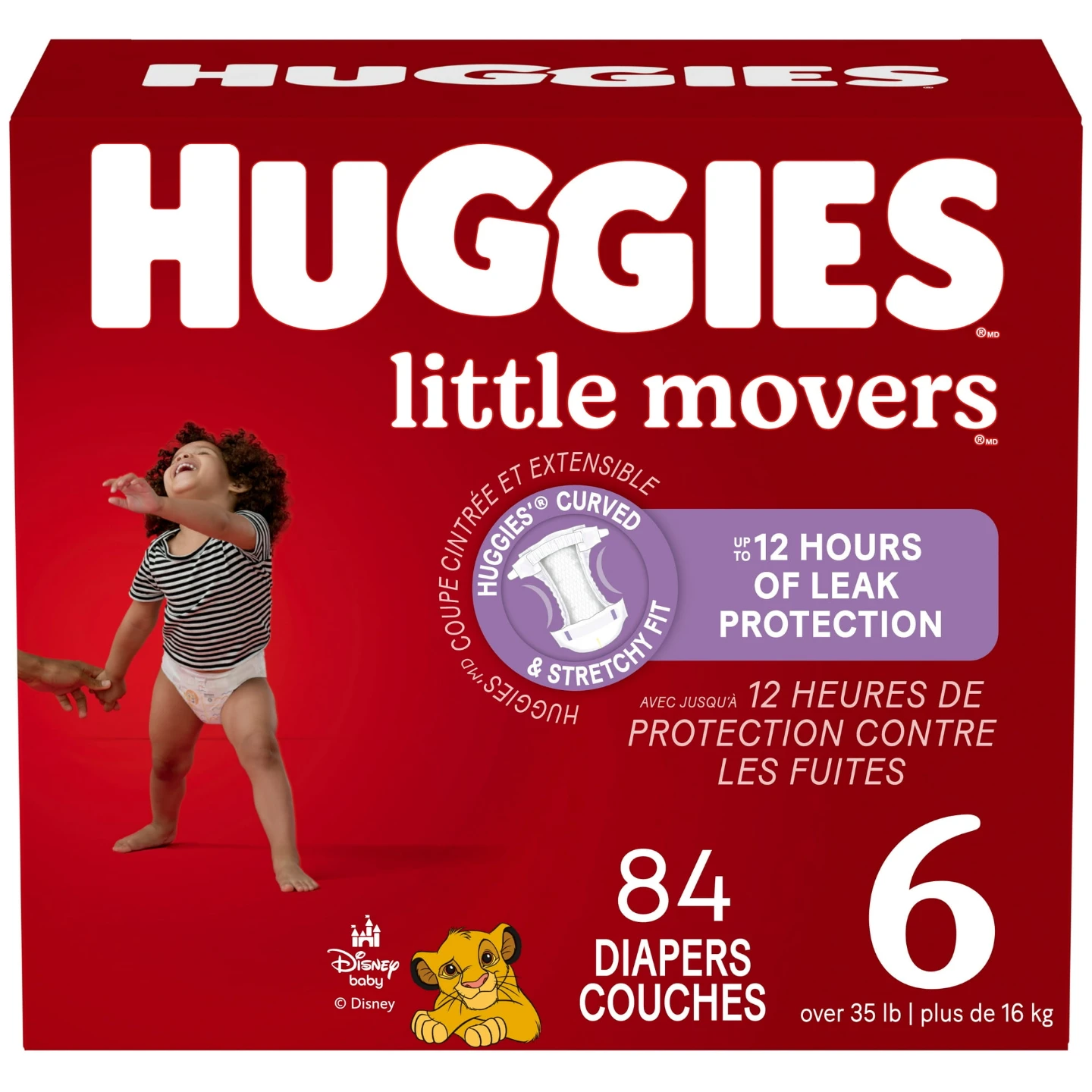 Huggies Little Movers Size 6 - 84 Count