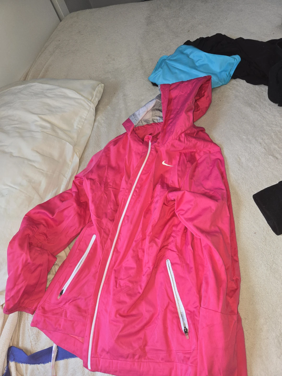 Nike Pink Hooded Running Jacket
