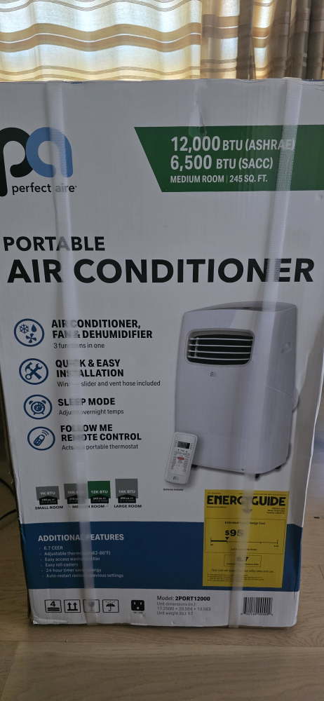 Perfect Aire 12,000 BTU Portable Air Conditioner