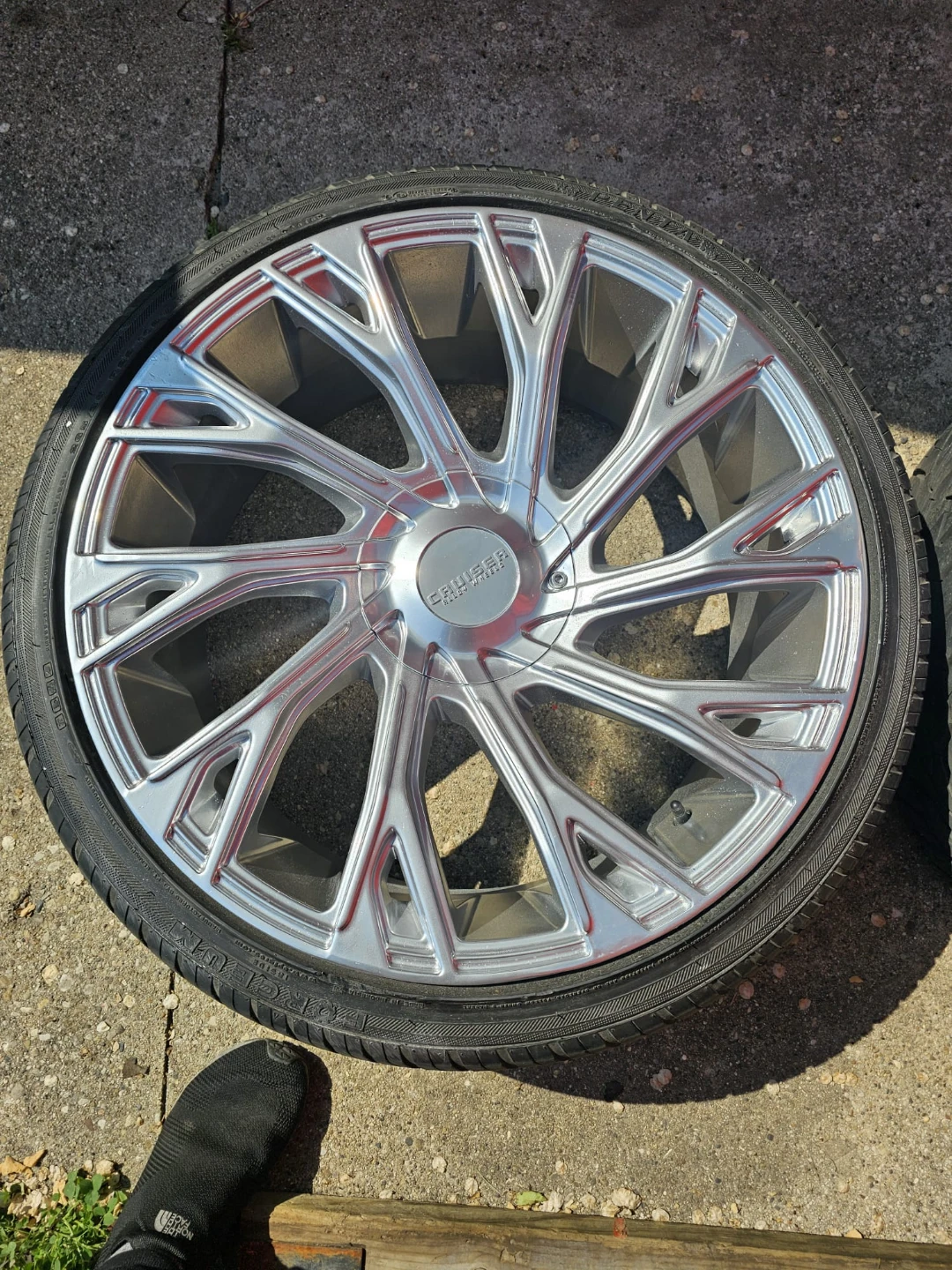 22 inch cruiser rims wheels 5x114.3 5x115 5x139.7 5x4.5 5x5.5 - photo 4