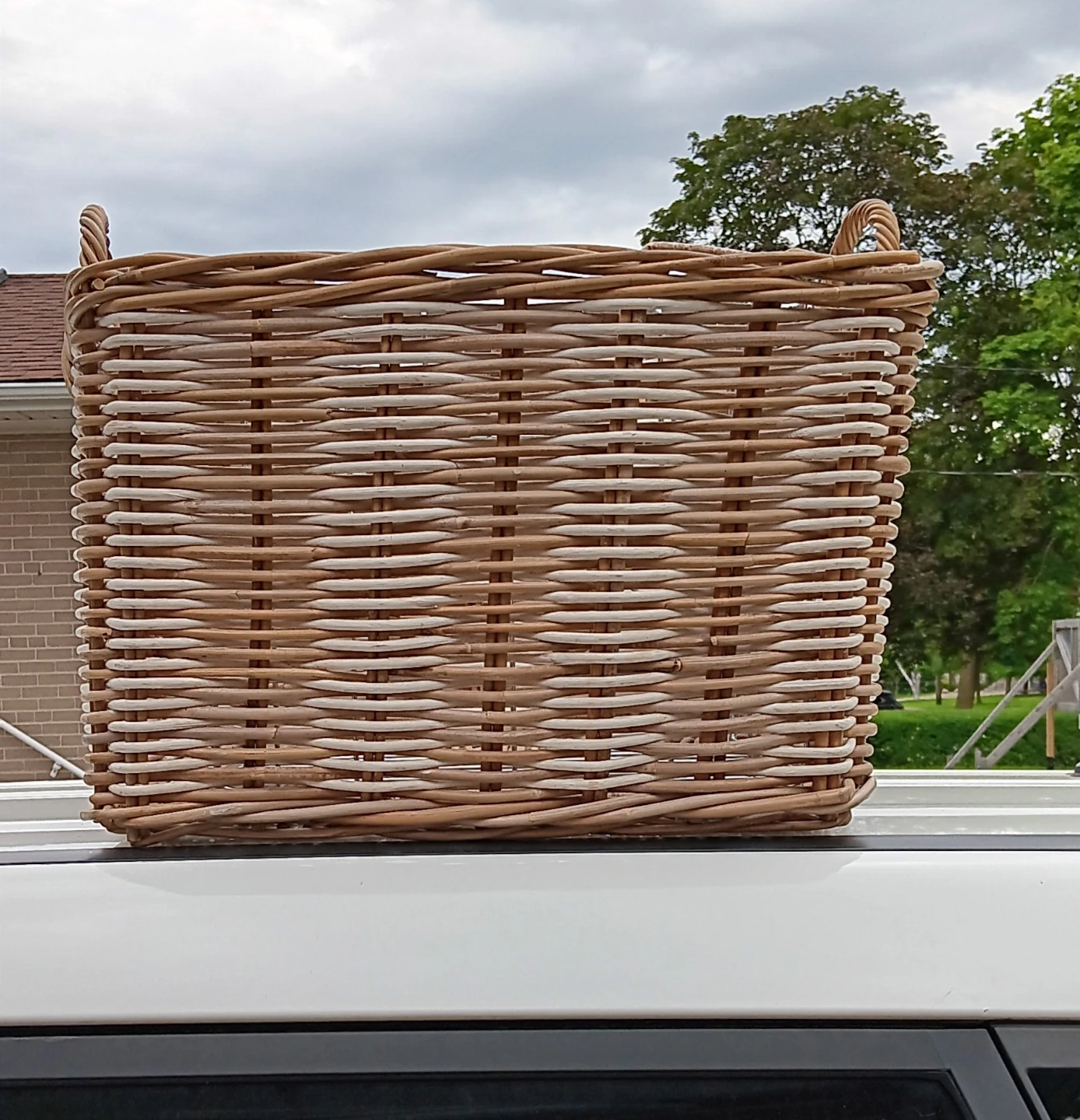 Woven Storage Basket - must be picked up by June 28th - photo 2