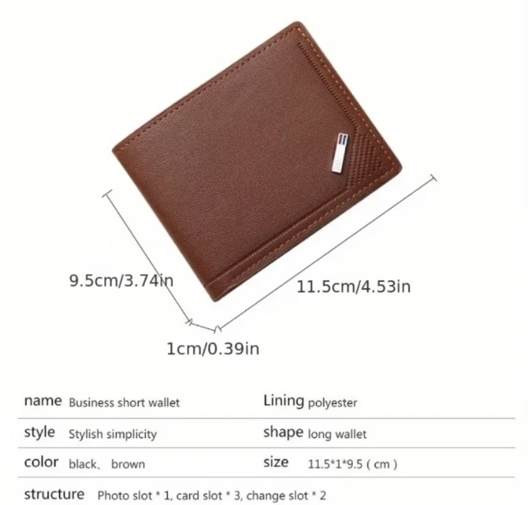 Free Business Short Wallet - Brown