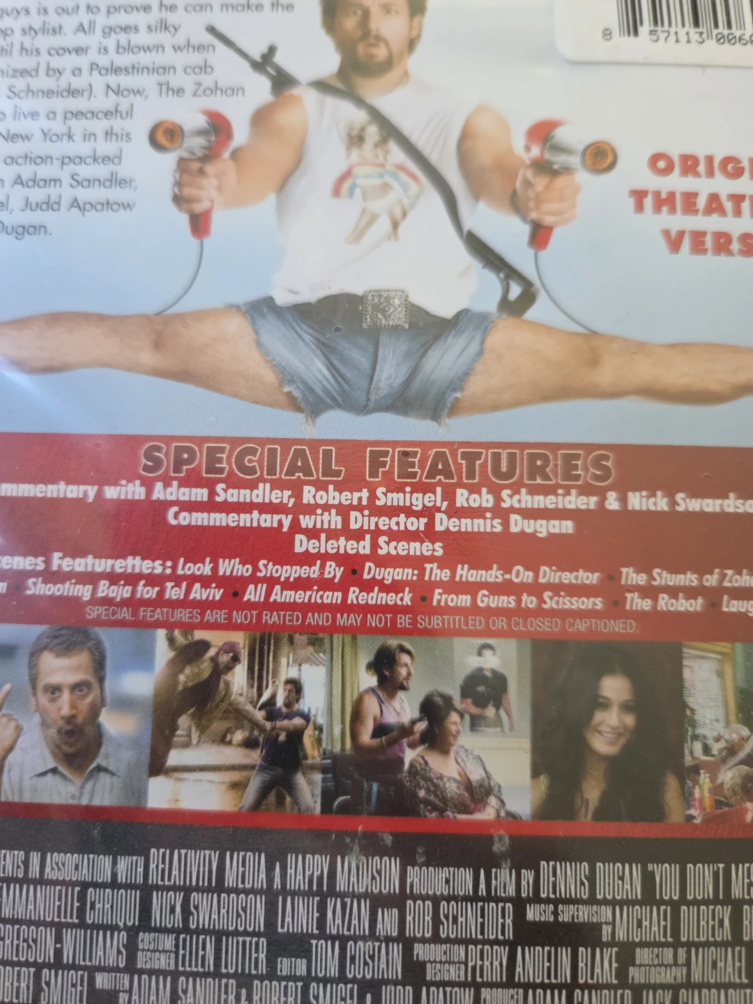 Zohan (NEW) DVD Original Theatrical Version. Sealed in plastic - photo 3