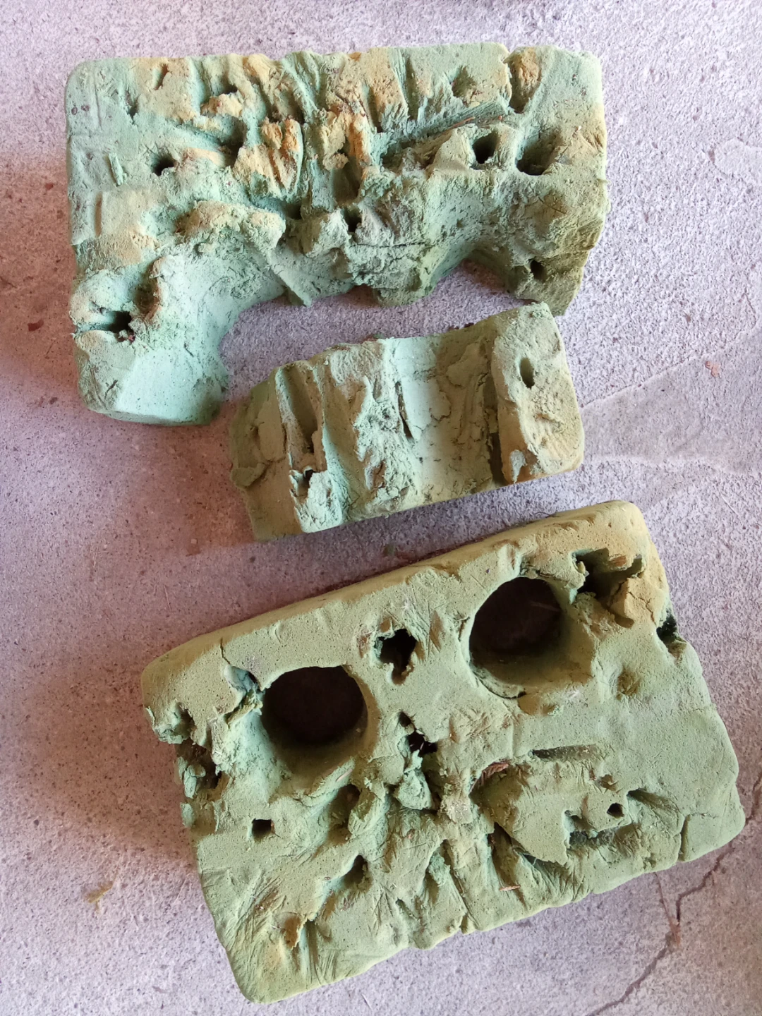 Used floral foam