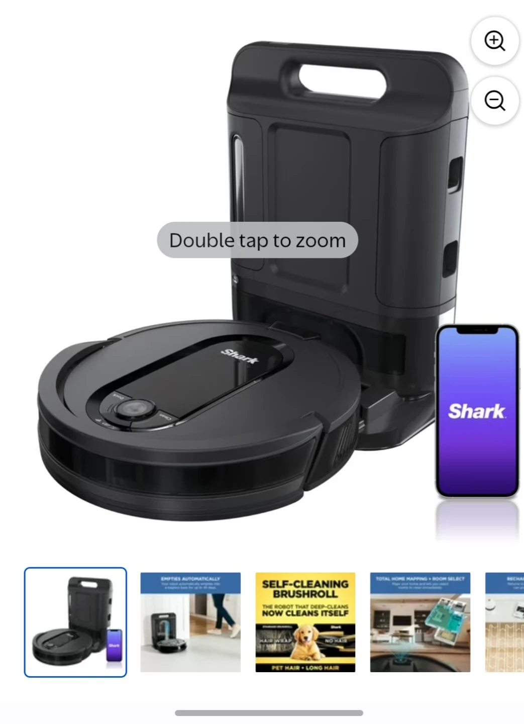 Shark Robot Vacuum with Self-Empty Base - photo 2