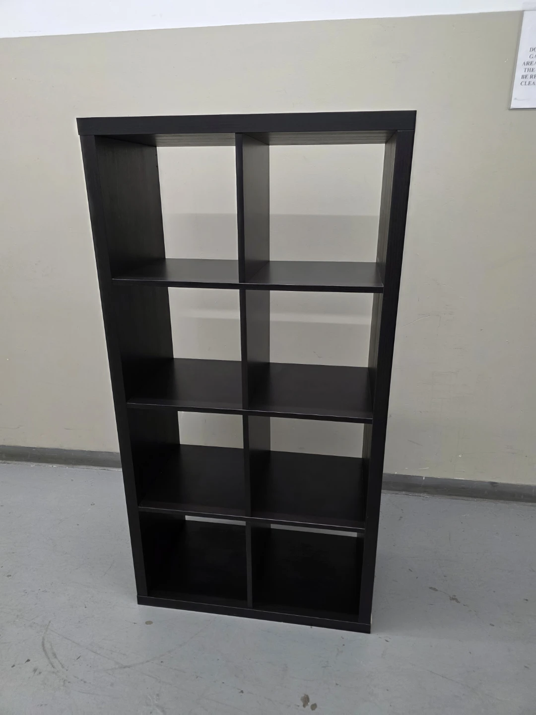 Black 9-Cube Storage Shelf - photo 3