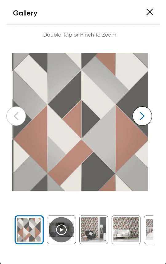 Fine Decor Quartz Fractal Copper Luxury Textured Vinyl Wallpaper - photo 5