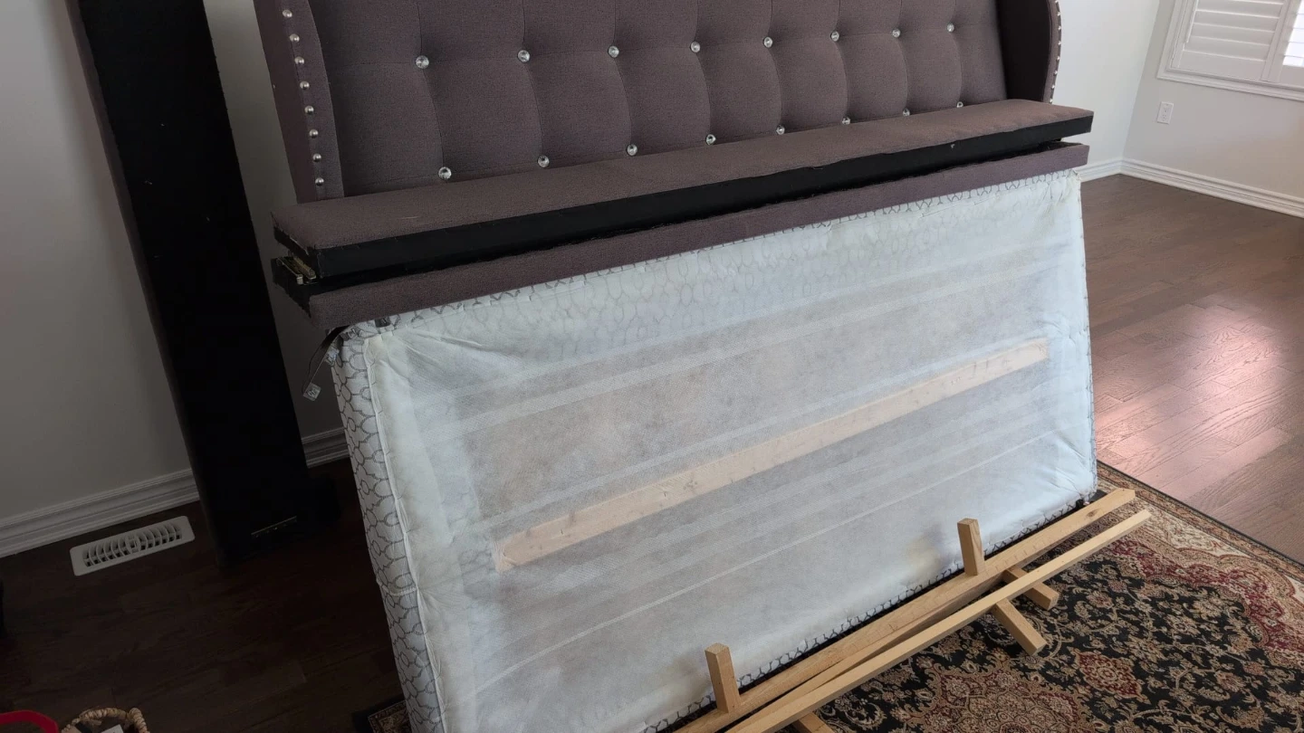 Tufted Wingback Headboard
