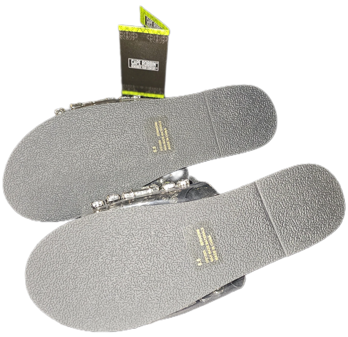 Cape Robbin Embellished Slides Size 5.5⚽️ - photo 4