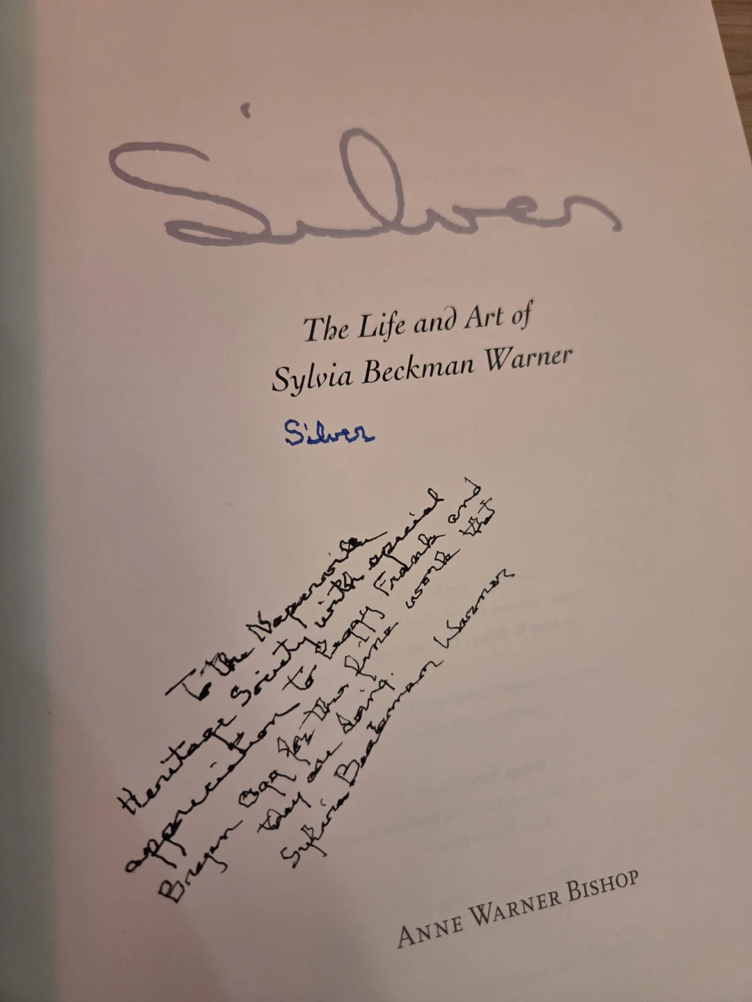 Silver: The Life and Art of Sylvia Beckman Warner Book - photo 4