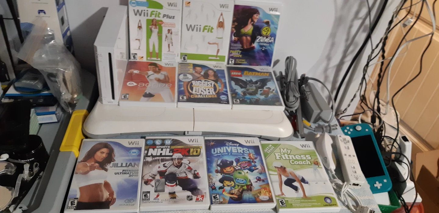 Nintendo Wii Console with Games and Accessories