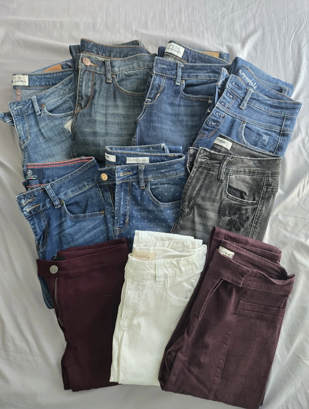 10 pairs of pants/skinny jeans - Size 1 ⚽️