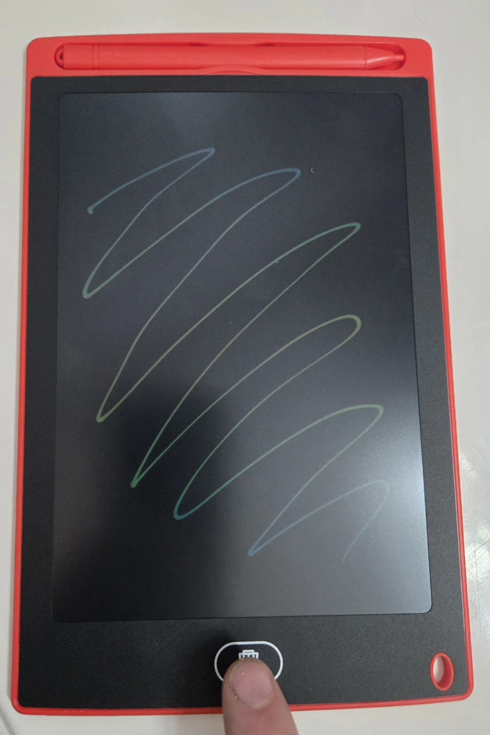 Red LCD Writing Tablet with Stylus