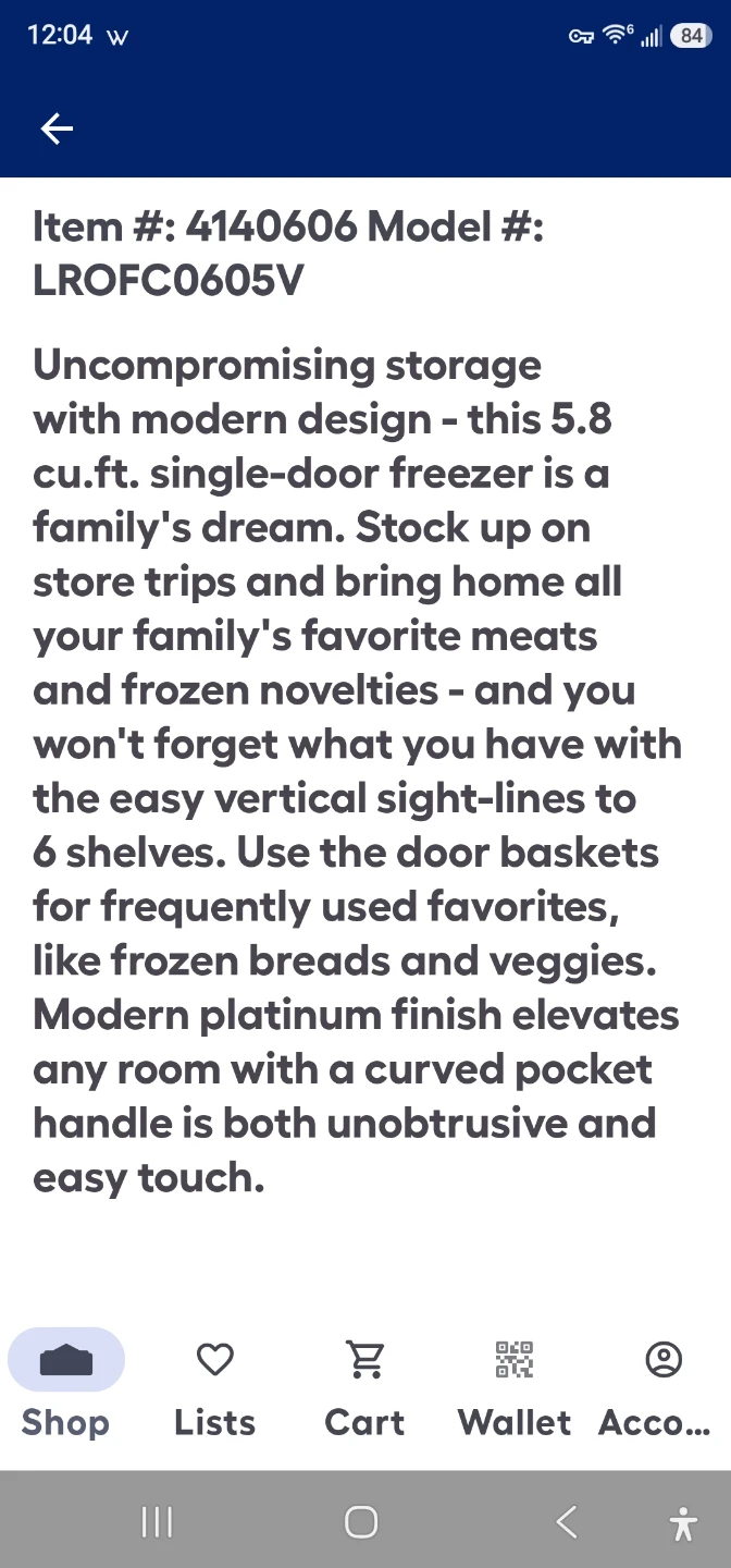 LG Stand alone freezer - photo 4