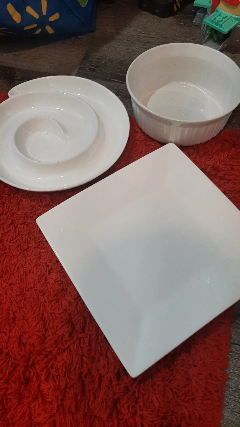 White Ceramic Serving Dishes