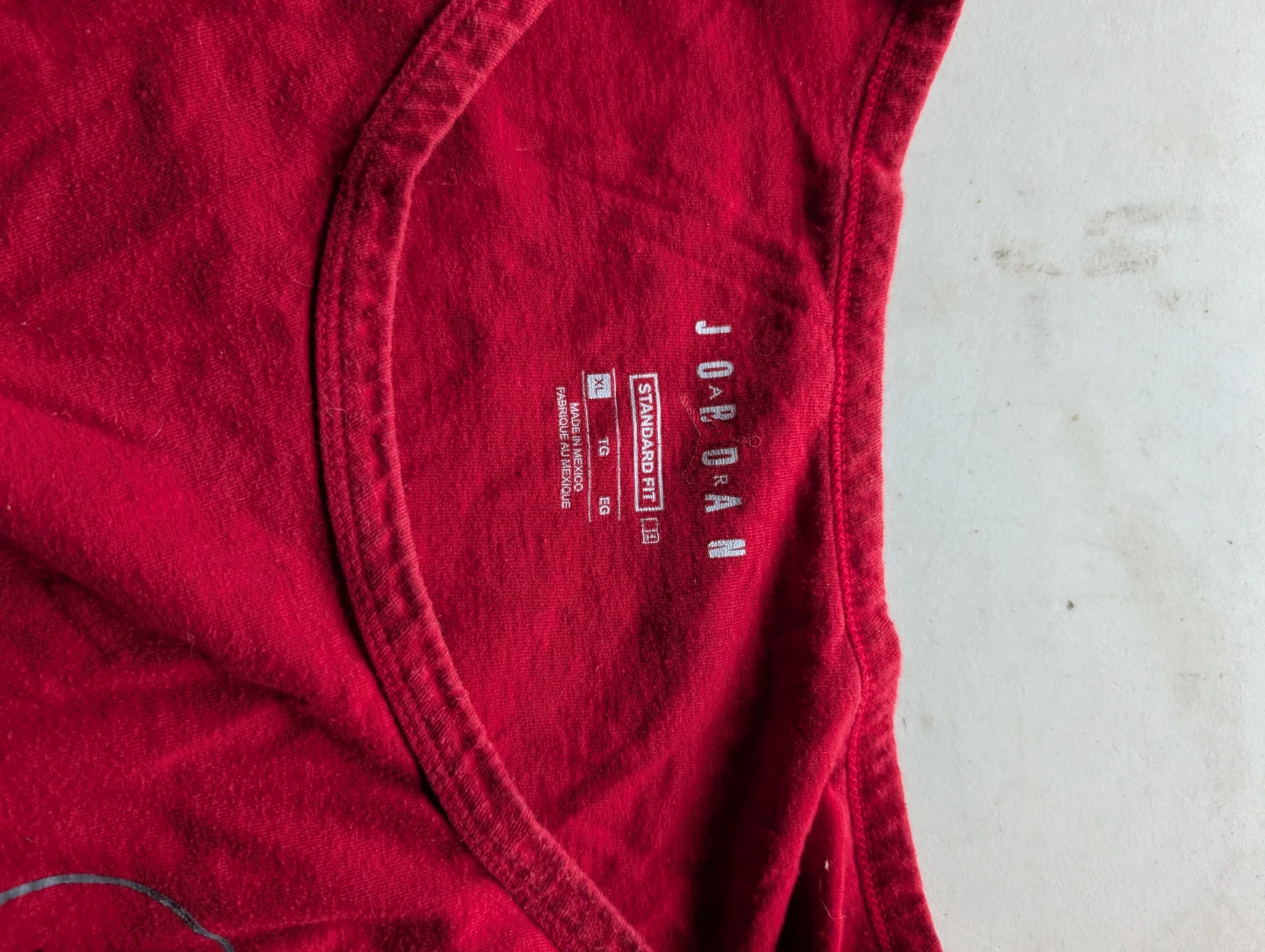 Air Jordan Red Tank Top XL - photo 3