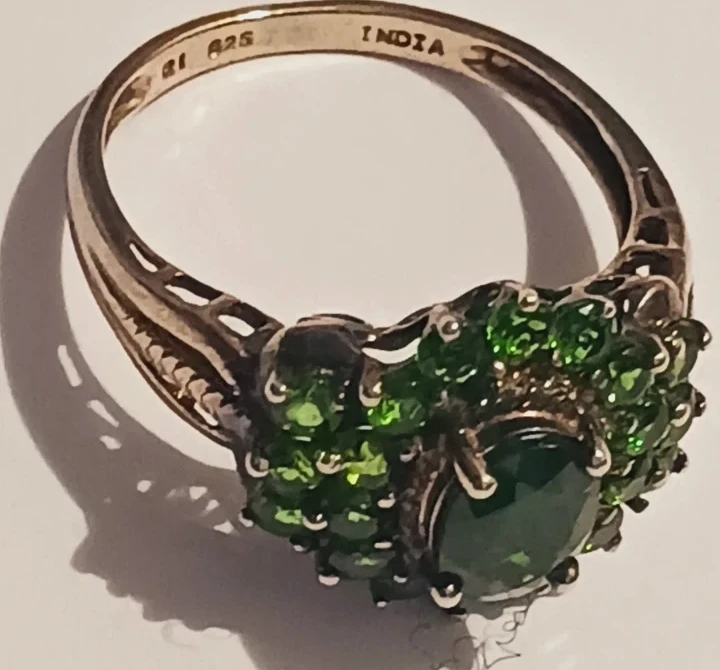 Beautiful Sterling Silver 925 Gemstones Ring.9 - photo 2