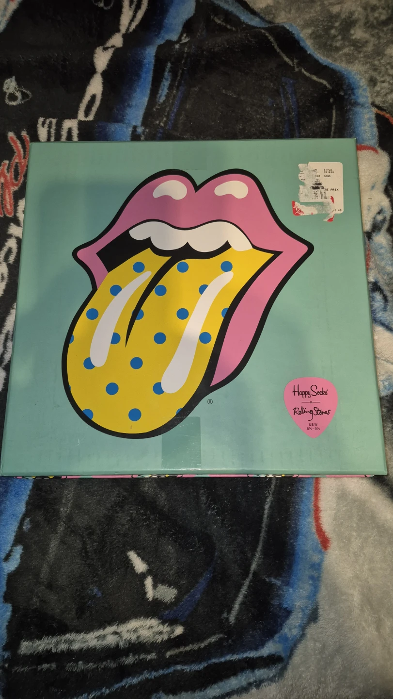 Happy Socks Rolling Stones Combed Cotton Socks Gift Box Set - photo 2