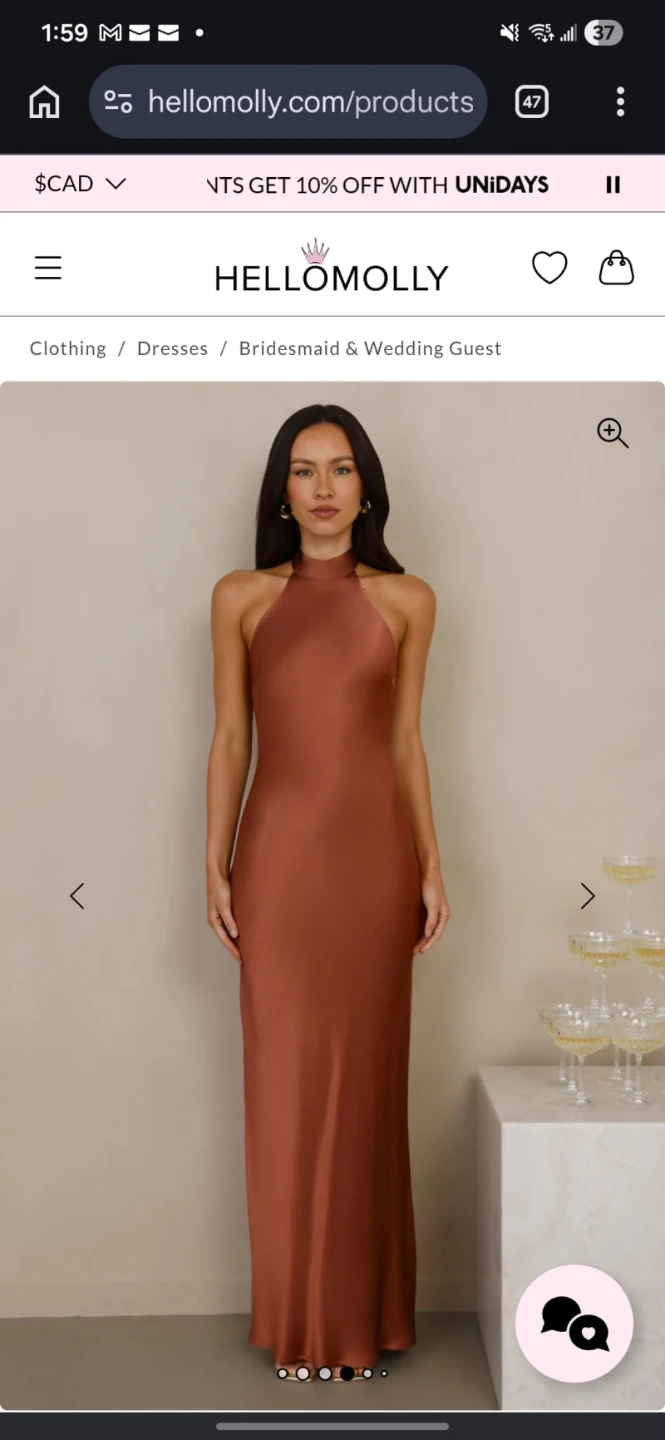 Hello Molly Halter Neck Maxi Dress