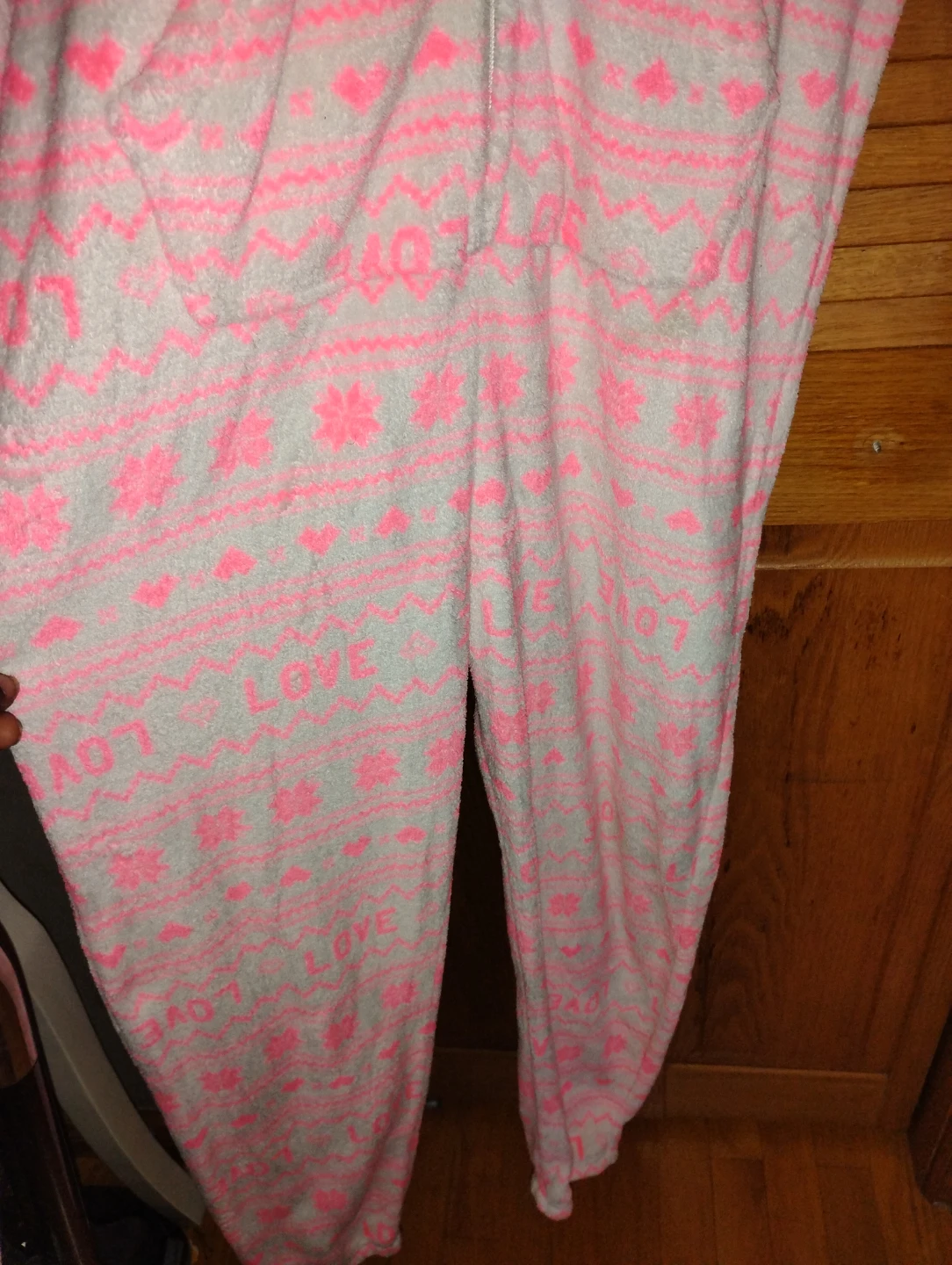SO "Intimates" Fleece Onesie Pajamas - Size M - photo 3