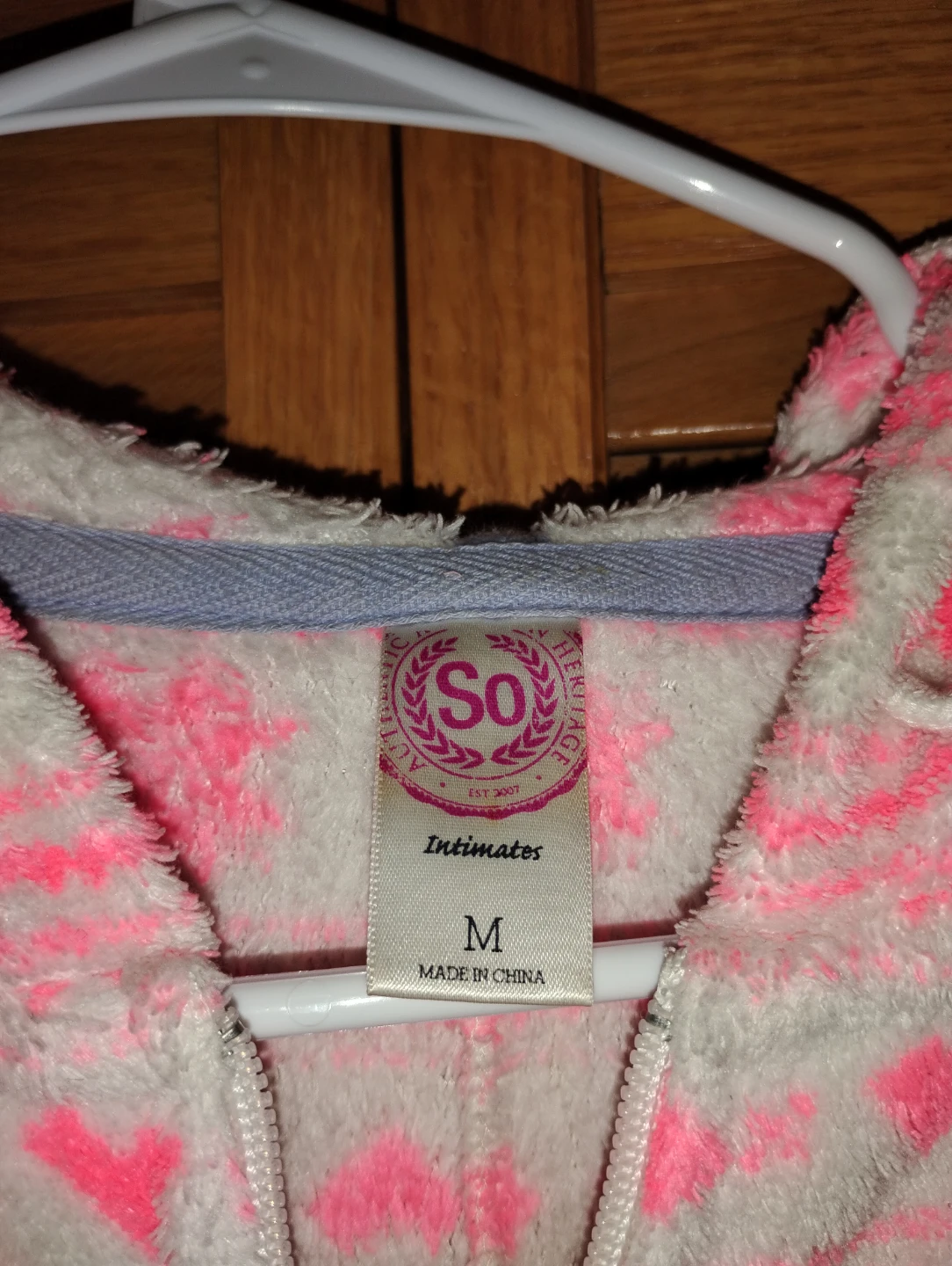 SO "Intimates" Fleece Onesie Pajamas - Size M - photo 4