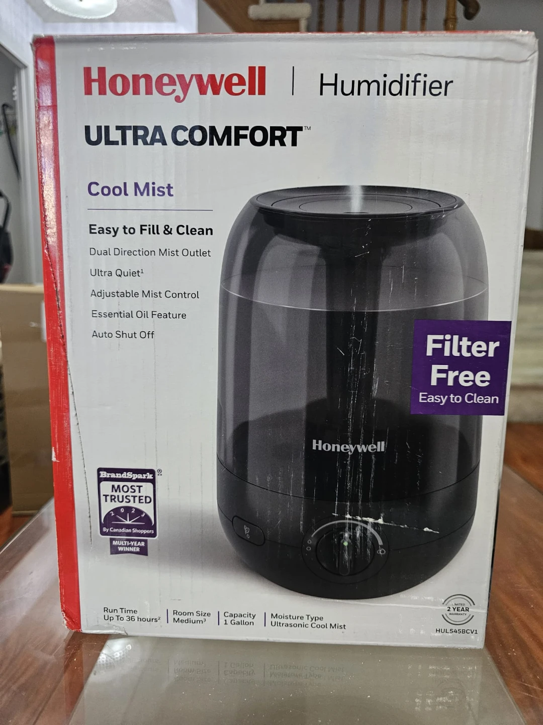 Honeywell Ultra Comfort Cool Mist Humidifier