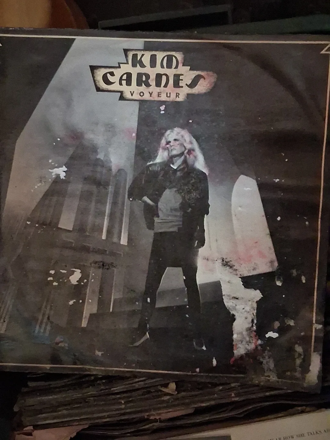 Kim Carnes Voyeur Vinyl Record⚽