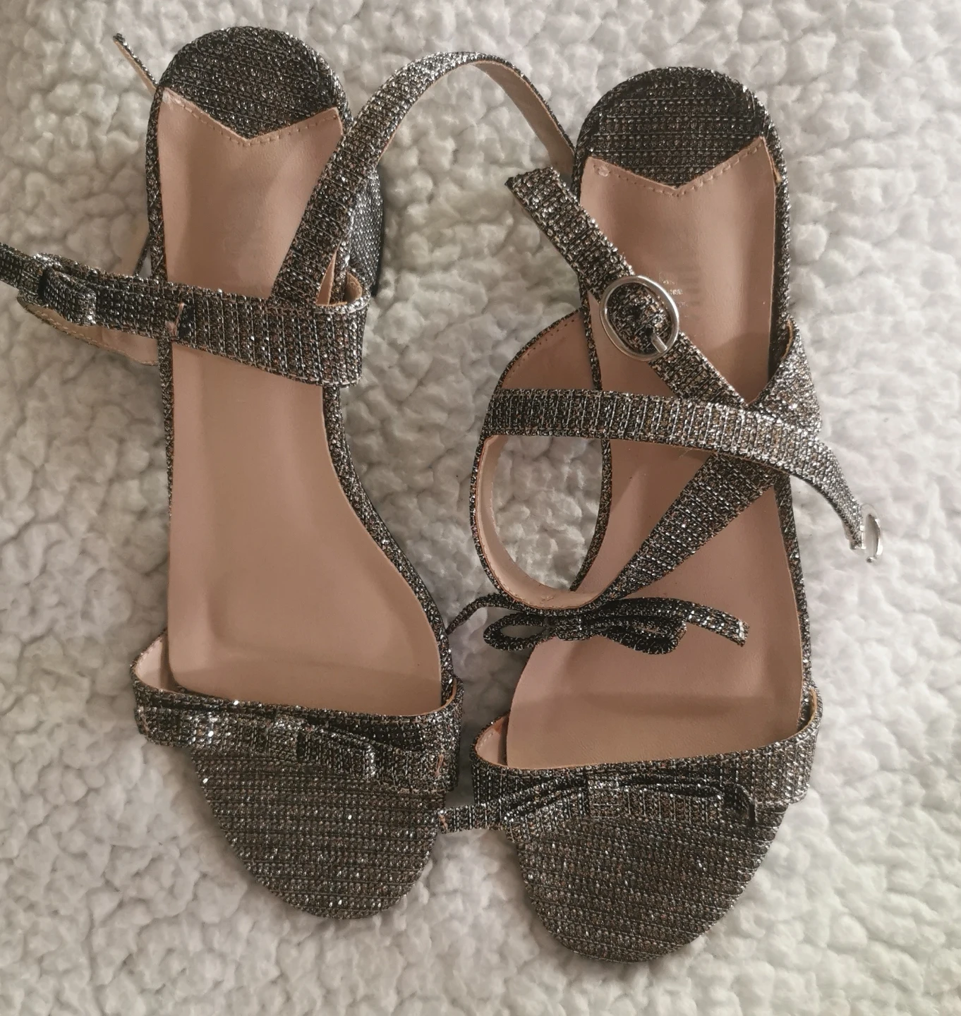 Expression Faux Fur Strap Sandals - photo 3