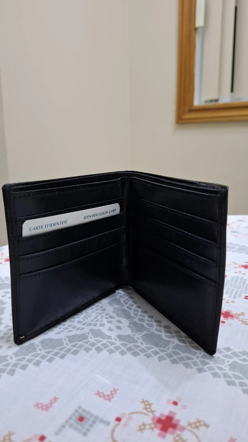 🆕️Donato Black Genuine Leather Bifold Wallet - photo 4