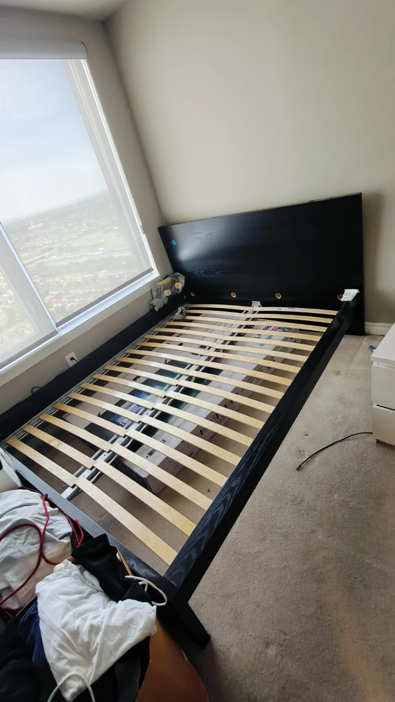 IKEA MALM Queen Bed Frame - Dark Brown