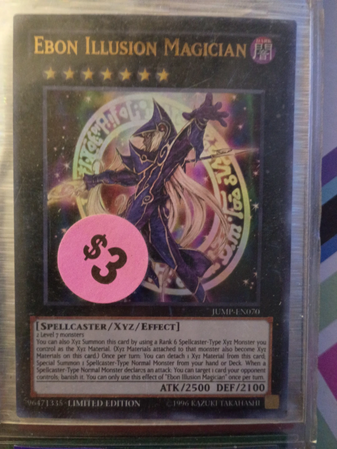 Ebon Illusion Magician Yu-Gi-Oh! Card⚽