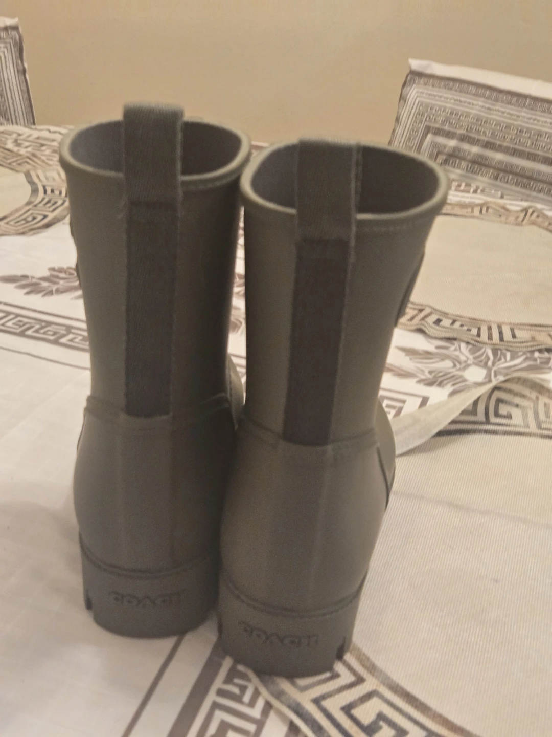 COACH Grey green Rubber Rain Boots - photo 5