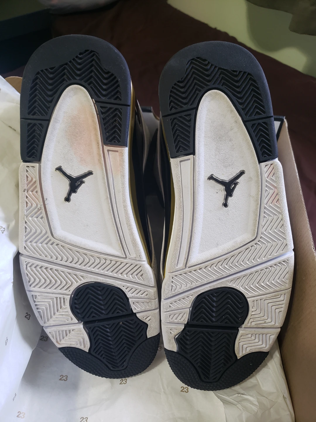 Nike Air Jordan Dub Zero "Black/White-Metallic Gold" Shoes - photo 2