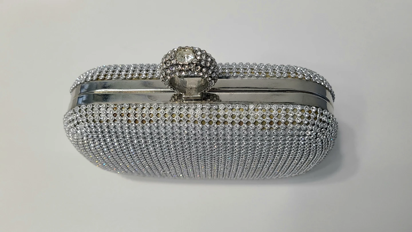 Rhinestone Clutch Evening Bag - photo 3