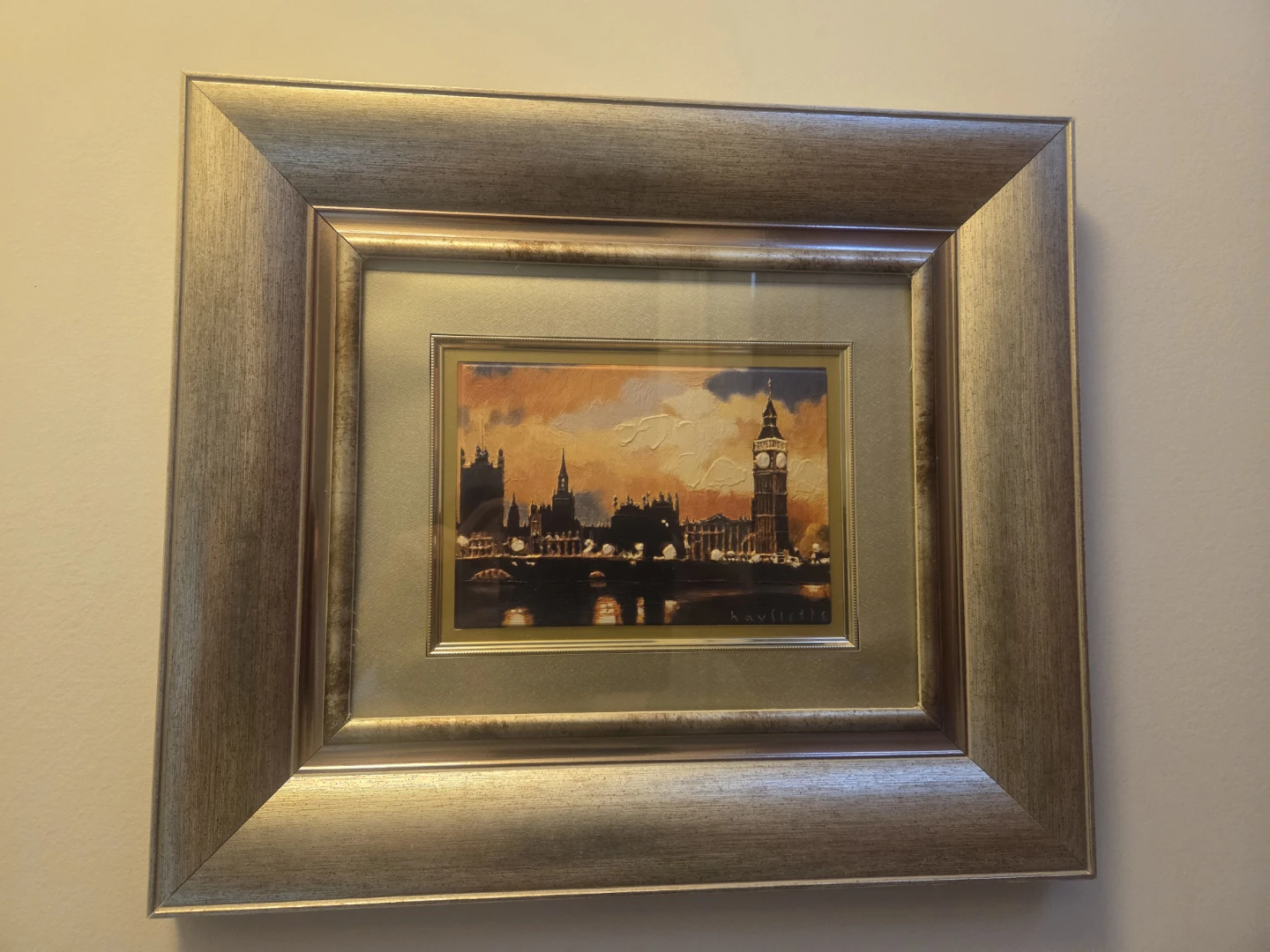 Set of 2 Framed Art Prints - London & Village Scenes